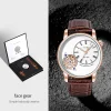 Clockwork Quartz V1 Watch Gift Box Set (3 Pcs) - T103-6